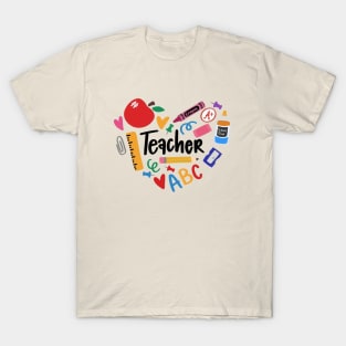 Teacher Heart T-Shirt